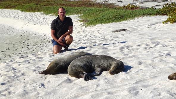 Ecuador Galapagos Tobias Seelöwen Strand Südamerika