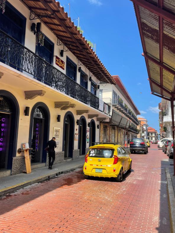 Panama City Kopfsteinpflaster Gassen Altstadt