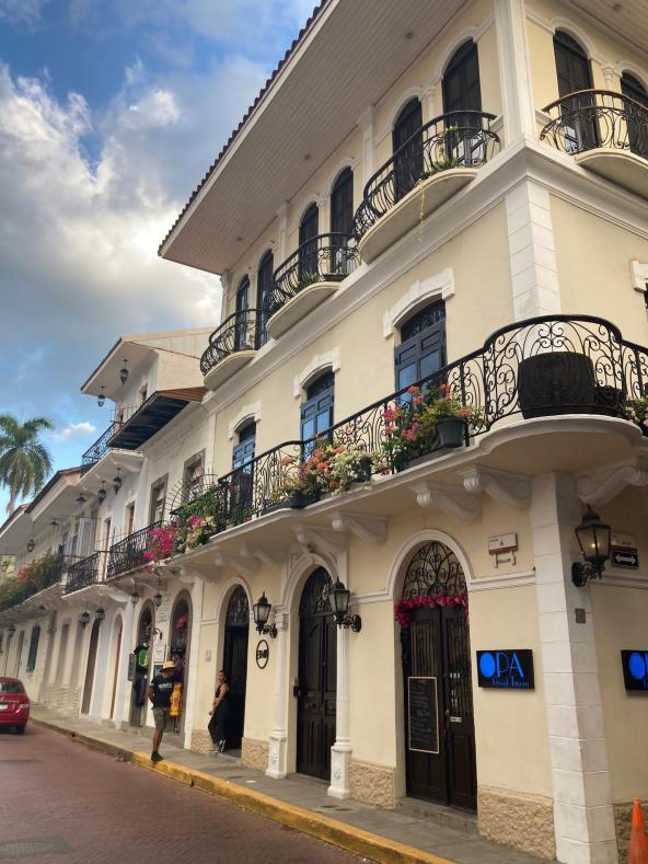 Panama City Casco Viejo Fassade Altstadt