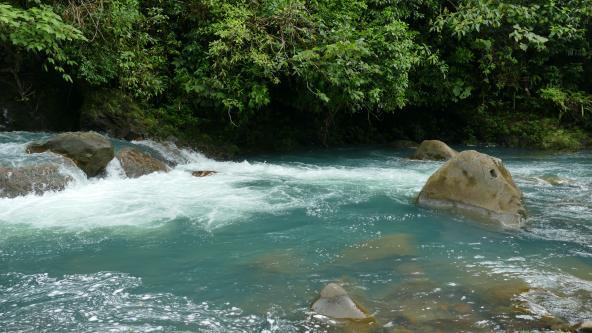 Himmelblauer Fluss Rio Celeste Nationalpark Tenorio Costa Rica