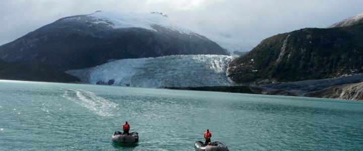 Zodiac Kreuzfahrt zum Kap Hoorn Australis Gletscher Patagonien Südamerika Chile Argentinien