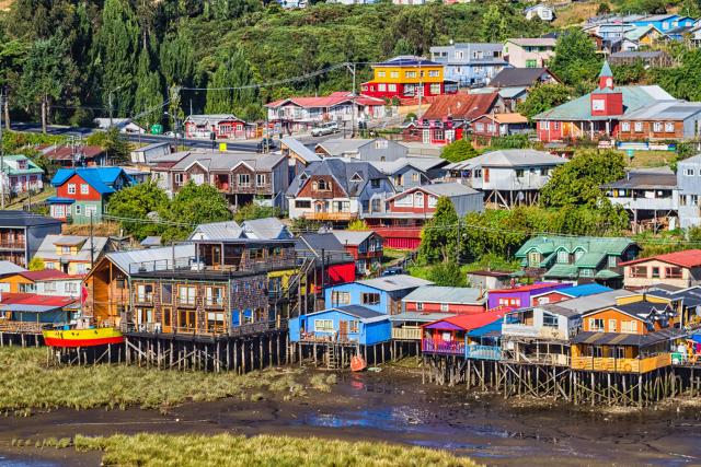 Chile Reisebausteine Patagonien Südamerika bunte Häuser