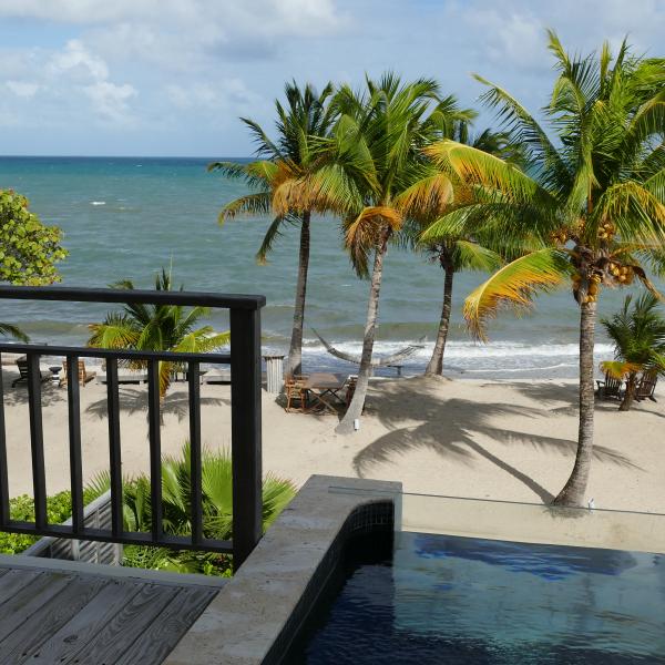 Unterkünfte Belize Itzaana Mittelamerika Palmen Strand