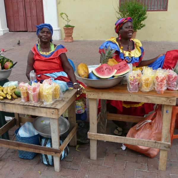 Kolumbien Cartagena Palenqueras Südamerika Amerika Plus Reisen