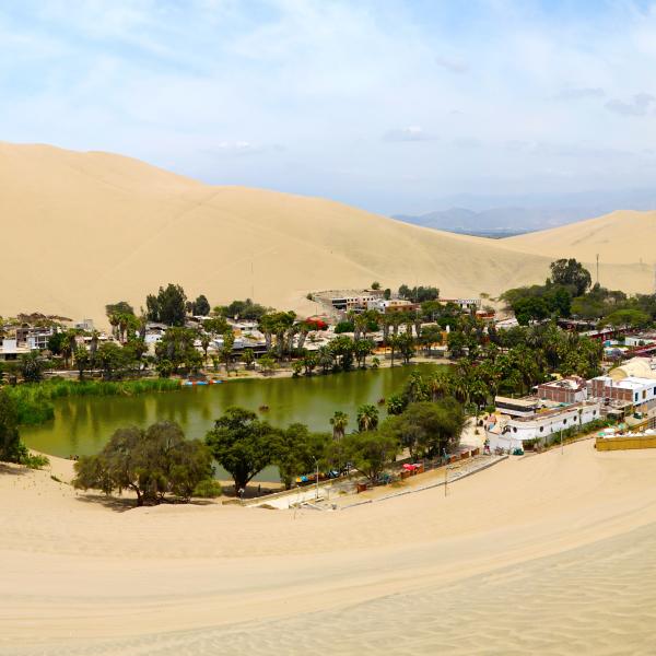 Rundreisen Peru Wüste Dünen Oase Ica Südamerika Amerika Plus Reisen